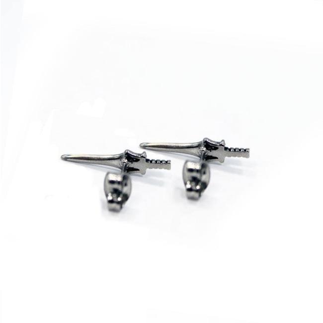 Sword Of Protection Stud Earrings Ss Earrings