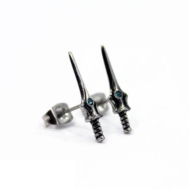 Sword Of Protection Stud Earrings Ss Earrings