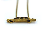 up close detail of The High Life Pendant in gold form the han cholo cruising collection