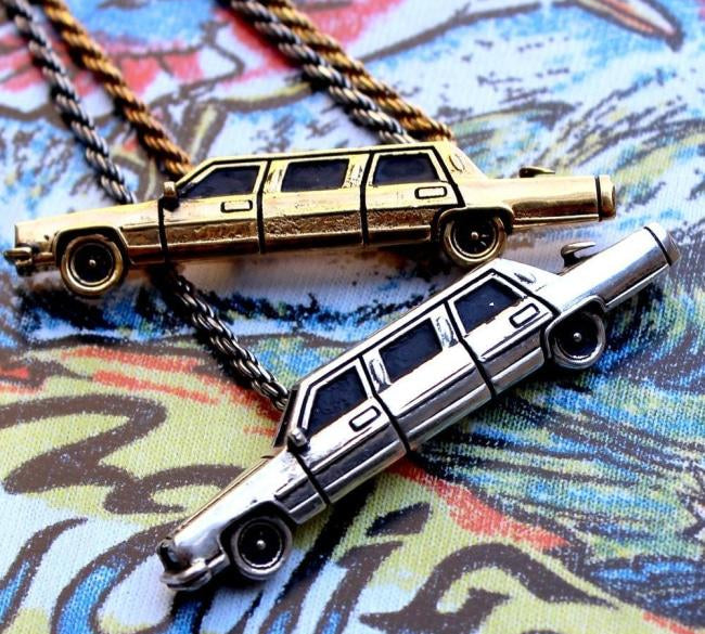 shot of The High Life Pendant in silver and gold form the han cholo cruising collection