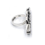 right side of The High Life Ring in silver form the han cholo cruising collection