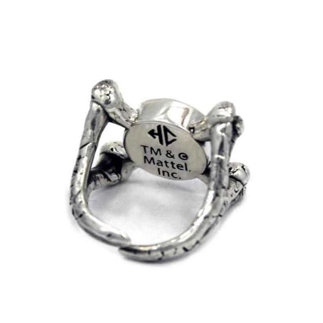 back of the Skeletor armor Ring from the masters of the universe jewelry collection