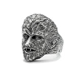 3/4 angle shot of the Wolfman Ring from the universal monsters jewelry collection