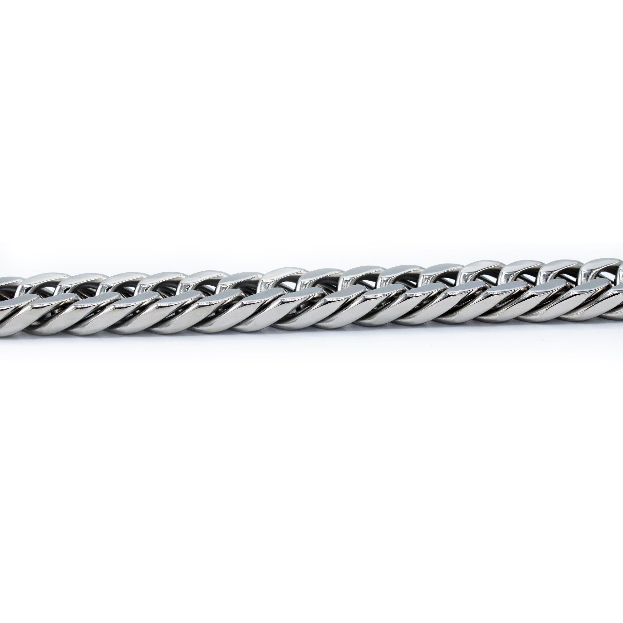 stainless steel silver chain, thick chain for men