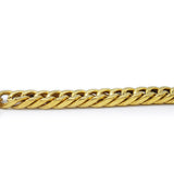 gold mens chain, Chain for men, 15mm gold chain