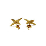 throwing stars, throwing star earrings, Japanese earrings, ninja earrings 