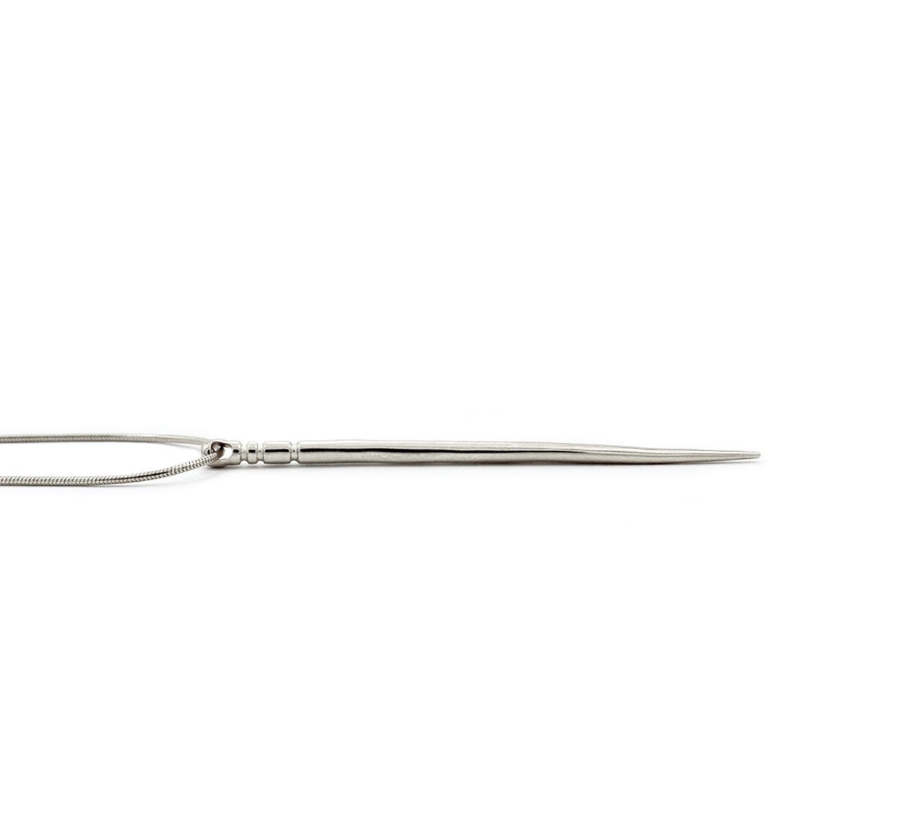 toothpick pendant, silver mens necklace, mens jewelry, mens chain, silver mens chain