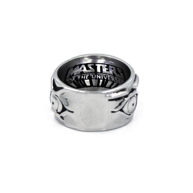 inside of the Tri-Klops Ring showing the inner detail from the masters of the universe collection