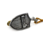 back of the Unicorn Head Pendant in 2 tone from the han cholo fantasy collection