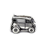 front of The Van Damn Ring in silver form the han cholo cruising collection