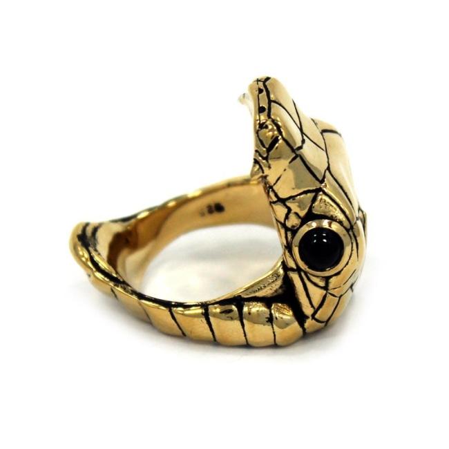 left angle of the Venom Ring gold from the han cholo fantasy collection