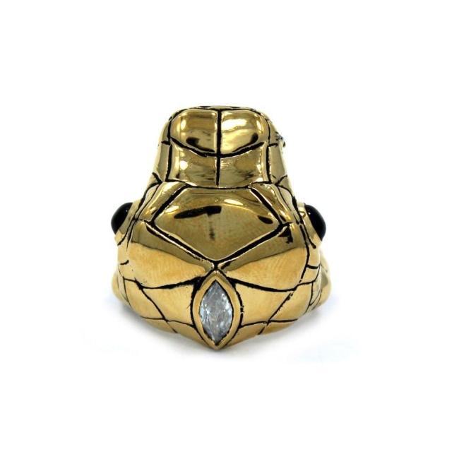 top of the Venom Ring gold from the han cholo fantasy collection