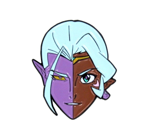 Voltron Lotor Vs. Allura Enamel Pin, prince lotor enamel pin, princess allura enamel pin, allura pin