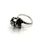 Weeping Willow Ring, Flower Ring, Stone Flower Ring, Flower Jewelry, willow ring, willow jewelry