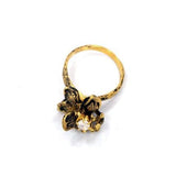 Weeping Willow Ring, Flower Ring, Stone Flower Ring, Flower Jewelry, willow ring, willow jewelry