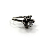 Weeping Willow Ring, Flower Ring, Stone Flower Ring, Flower Jewelry, willow ring, willow jewelry