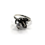 Weeping Willow Ring, Flower Ring, Stone Flower Ring, Flower Jewelry, willow ring, willow jewelry