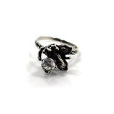 Weeping Willow Ring, Flower Ring, Stone Flower Ring, Flower Jewelry, willow ring, willow jewelry