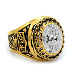 His No Class Ring pm rings Precious Metals Vermeil - 24k Gold Plated 9 White