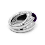 inner detail of the Wizard Ring in silver from the han cholo fantasy collection