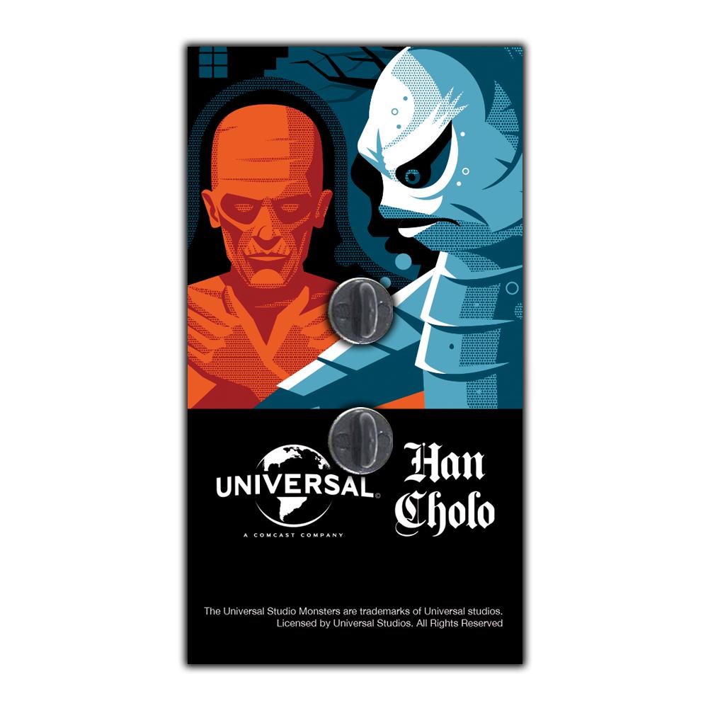 The Bride of Frankenstein Enamel Pin - Glow in the Dark Enamel Pin Universal Monsters 