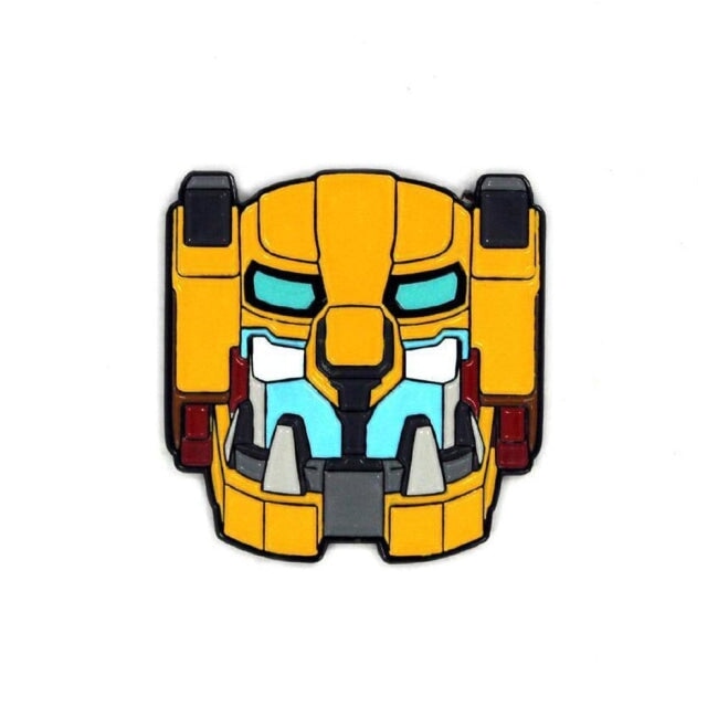Yellow Lion Enamel Pin